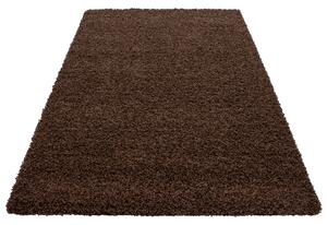 Kusový koberec Life Shaggy 1500 brown 140x200 cm
