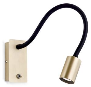 Orion WA 2-1342 - LED Flexibilní nástěnná lampička KURT LED/5W/230V zlatá