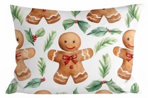 Flanelový povlak na polštář MERRY GINGER 50x70 cm, barevný
