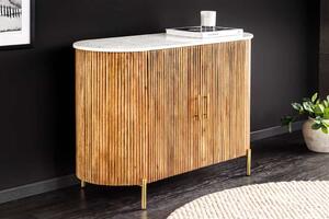 Designová komoda Raghuvir 102 cm hnědé mango