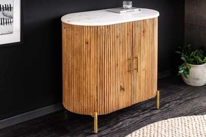 Designová komoda Raghuvir 70 cm hnědé mango
