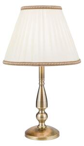 Orion LA 4-1085/1 - Stolní lampa TONIA 1xE27/60W/230V pr. 30 cm bílá/bronz