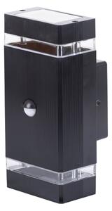 Venkovní nástěnné svítidlo se senzorem NIZZA 2xGU10/35W/230V IP65