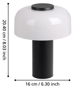Eglo 900984 - LED Stmívatelná venkovní lampa PONENTE 2,25W/5V IP44 černá/bílá