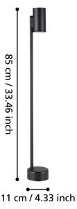 Eglo 900996 - LED Venkovní lampa IZZALINI 1xGU10/2,8W/230V IP44