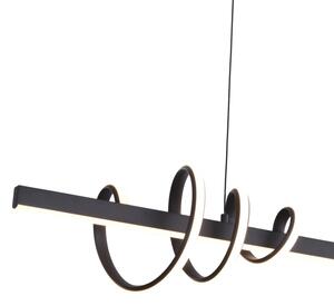 ONLI - LED Lustr na lanku SWING LED/30W/230V 4000K černá