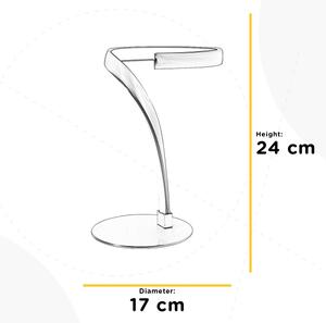 ONLI - LED Stolní lampa INFINITY LED/12W/230V 4500K 24 cm matný chrom