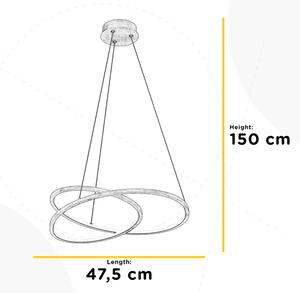 ONLI - LED Lustr na lanku LIBERTY LED/30W/230V 4000K zlatá