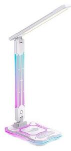 LED RGB Stmívatelná nabíjecí dotyková stolní lampa LED/7,5W/5V 2700-5300K bílá