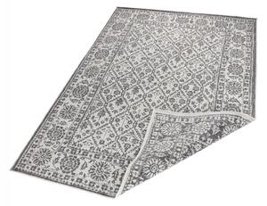 Kusový koberec Twin-Wendeteppiche 103116 grau creme 80x350 cm