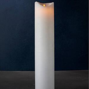 SIRIUS Vosková LED svíčka Sara exclusive, 50 cm, bílá