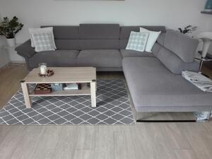 Kusový koberec Twin-Wendeteppiche 103118 grau creme 80x150 cm