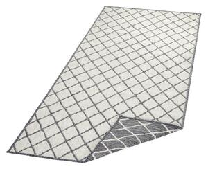 Kusový koberec Twin-Wendeteppiche 103118 grau creme 80x250 cm