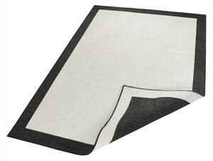 Kusový koberec Twin-Wendeteppiche 103105 creme schwarz 80x150 cm