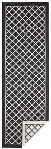 Kusový koberec Twin Supreme 103425 Sydney black creme 80x250 cm
