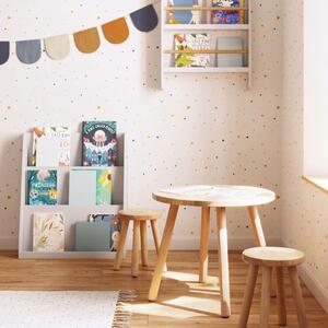 Dřevěný dětský stůl Kave Home Dilcia Ø 55 cm