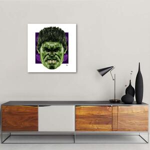 Obraz na plátně Zelená hlava Hulka - Rubiant Rozměry: 30 x 30 cm