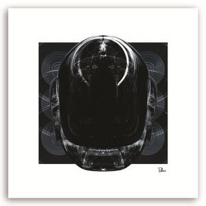 Obraz na plátně Ocelová hlava robota - Rubiant Rozměry: 30 x 30 cm
