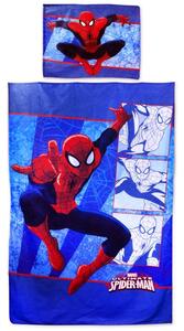 Setino Dětské povlečení Spiderman modrá červená 140x200 na jednu postel vzor: spiderman 1