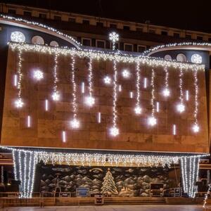 DECOLED LED rampouchy světelné, 3× 0,5 m, ledově bílá, 114 diod, IP67, černý kabel Easy Fix