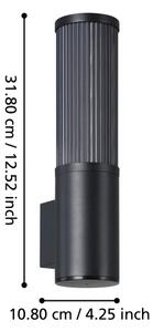 Eglo 901033 - Venkovní nástěnné svítidlo SALLE 1xE27/15W/230V IP54