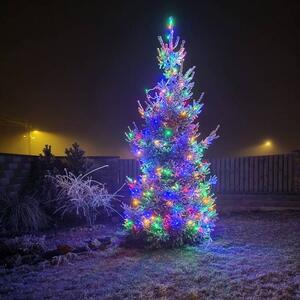 DECOLED LED světelný řetěz ELSLN, 40 m, 200 barevných diod, IP44, vč. zdroje
