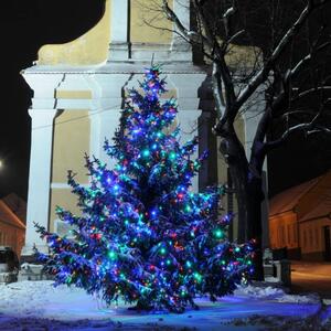 DECOLED LED světelný řetěz ELSLN, 20 m, 100 barevných diod, IP44, vč. zdroje