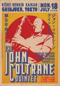 Plakát, Obraz - John Coltrane Quintet - Tokyo, (59.4 x 84 cm)