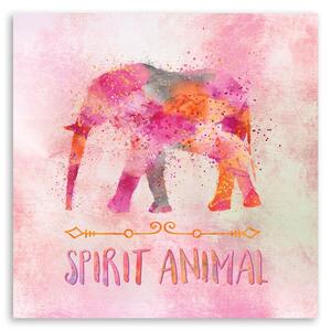 Obraz na plátně Nápis Spirit Animal - Andrea Haase Rozměry: 30 x 30 cm