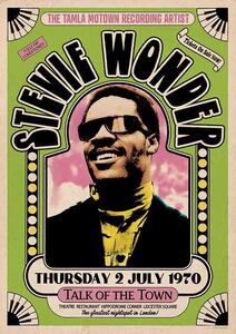 Plakát, Obraz - Stevie Wonder - Talk of The Town 1970