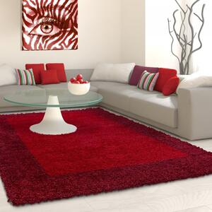 Kusový koberec Life Shaggy 1503 red 80x250 cm