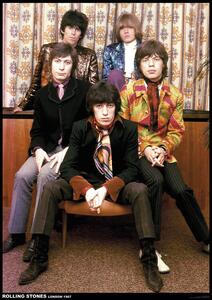 Plakát, Obraz - Rolling Stones - Band colour 1967, (59.4 x 84 cm)
