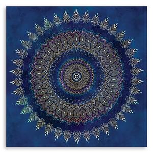 Obraz na plátně Modrá mandala - Andrea Haase Rozměry: 30 x 30 cm