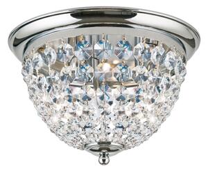 Orion DLU 1840/35-Křišťálové str. svítidlo PLAFOND 3xE27/40W/230V pr.35 cm chrom