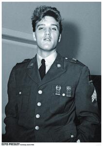 Plakát, Obraz - Elvis Presley - Army 1962