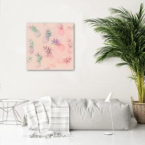 Obraz na plátně Pastelový malý ananas - Andrea Haase Rozměry: 30 x 30 cm