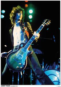 Plakát, Obraz - Led Zeppelin / Jimmy Page - Los Angeles