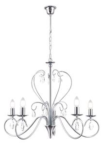 Orion LU 1658/5 - Křišťálový lustr na řetězu ALESSIA 5xE14/40W/230V lesklý chrom