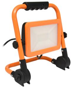 ECOLITE LED reflektor se stojanem 100W, 8000lm, 4000K, IP65 oranžový, RMLED-100W/ORA