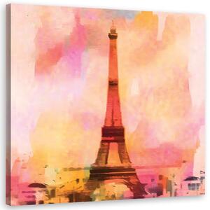 Obraz na plátně Eiffelova věž - Andrea Haase Rozměry: 30 x 30 cm