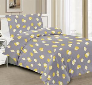 Bavlissimo 2-dílné povlečení citron 140x200 na jednu postel