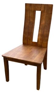 Jídelní židle NELA, dřevěný sedák
