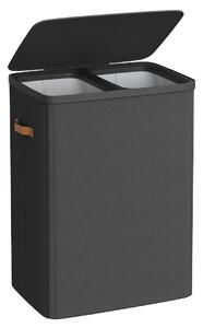 Songmics Koš na prádlo Daisy Black 2x85l