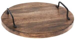 Excellent Houseware Dřevěný servírovací tác Elle, (fi) 30 cm