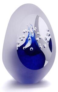 Artcristal Bohemia Broušené těžítko trojbrus - dekor 02 Barva: Modrá, Výška: 7 cm