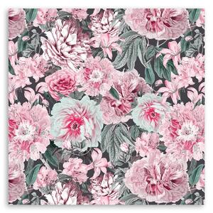 Obraz na plátně Zahrada růžových pivoněk - Andrea Haase Rozměry: 30 x 30 cm