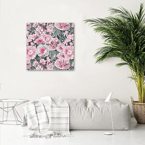 Obraz na plátně Zahrada růžových pivoněk - Andrea Haase Rozměry: 30 x 30 cm
