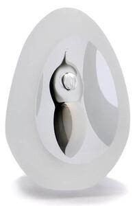 Artcristal Bohemia Broušené těžítko trojbrus - dekor 07 Barva: Opálově bílá / Kouřově černá, Výška: 7 cm
