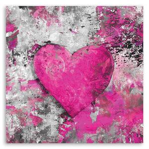 Obraz na plátně Akvarelové srdce - Andrea Haase Rozměry: 30 x 30 cm