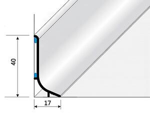 Soklový profil 40 mm (samolepící) Ukončení L + P 2 ks